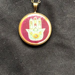 Hamsa necklace